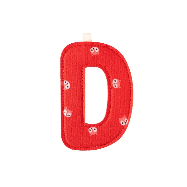 Lettre de l'alphabet décorative D