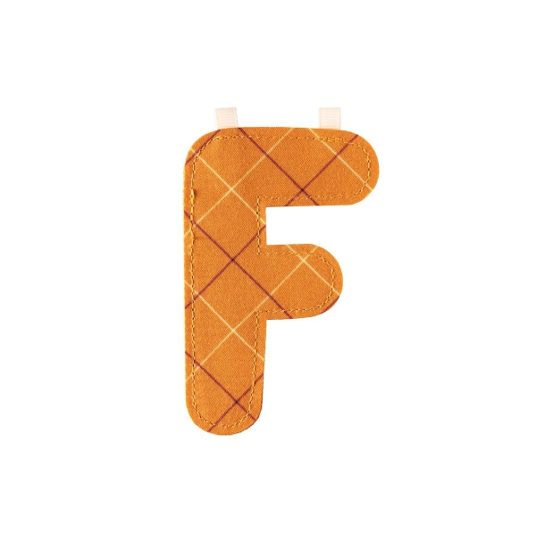 Lettre de l'alphabet décorative F