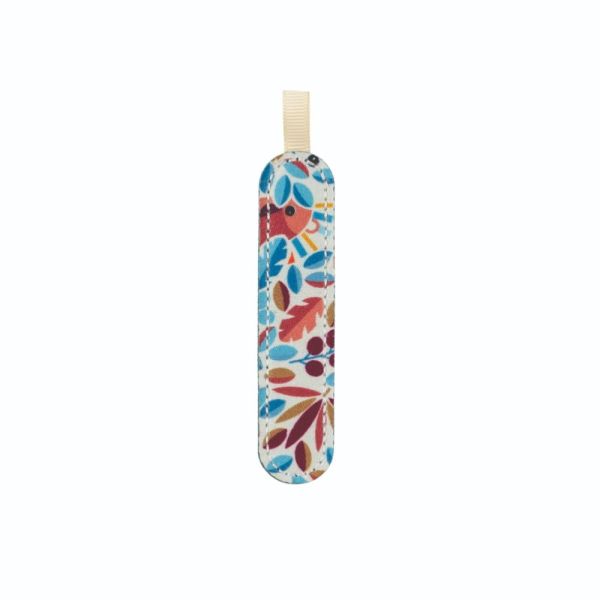 Lettre en tissu phosphorescente bleue I