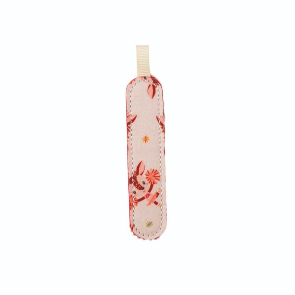 Lettre en tissu phosphorescente rose I