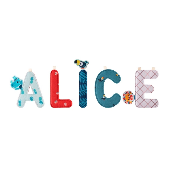 Lettre de l'alphabet décorative L Alice