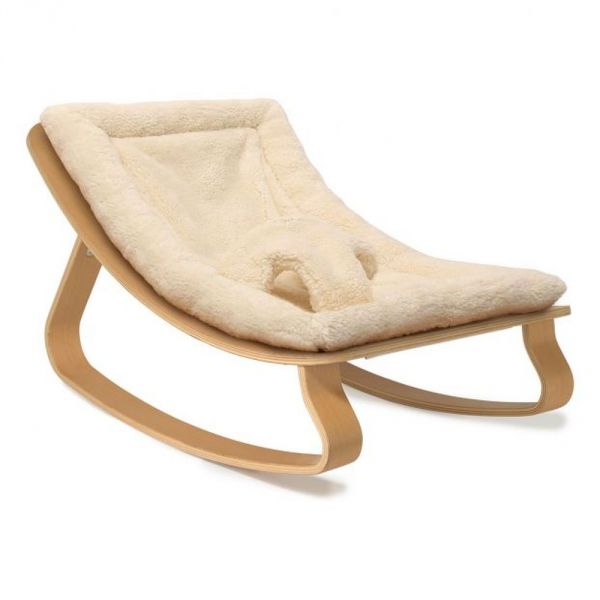Assise pour transat Levo Fur Milk Bouclette