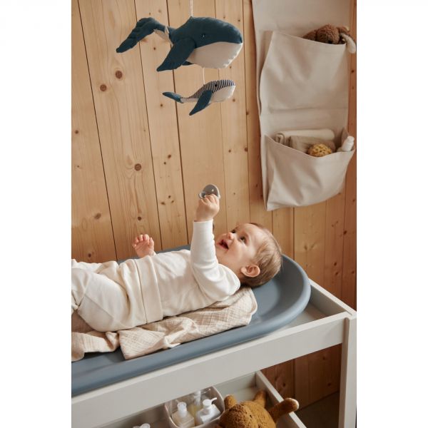 Mobile bébé Levy Whale blue
