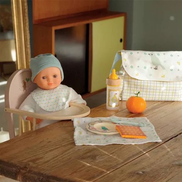 Set d'accessoires pour poupée Poméa L'heure du repas