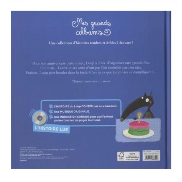 Livre enfant Le loup qui fêtait son anniversaire