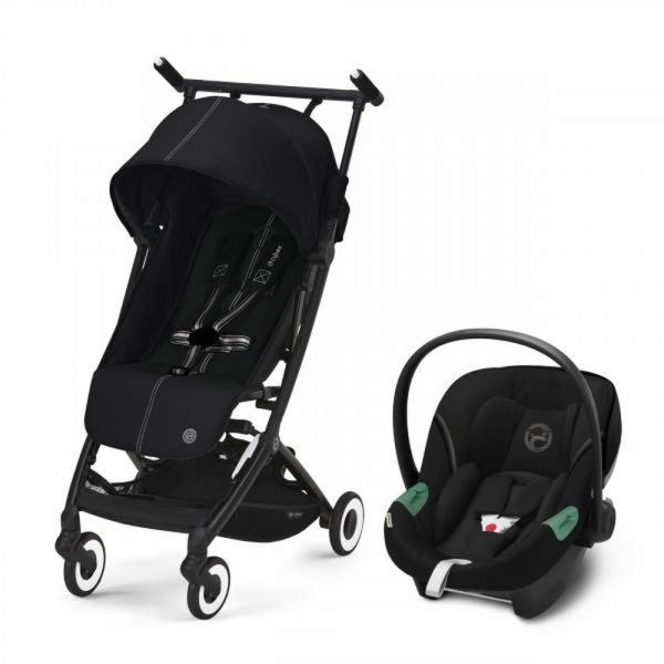 Pack duo Libelle - siège auto Aton S2 i-Size - Moon Black
