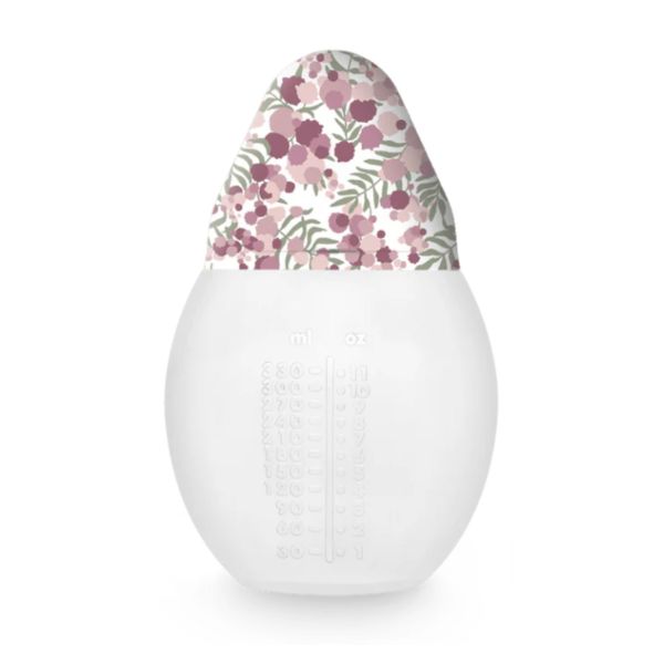 Biberon anti-colique 330 ml en silicone médical, Liberty Mimosa Rose 3m+