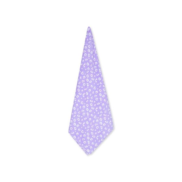 Serviette de plage coton 135 x 65 cm - Léopard Lila