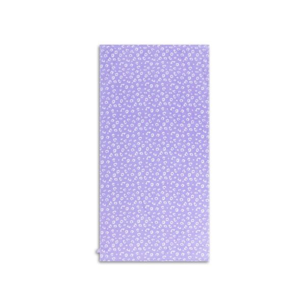 Serviette de plage coton 135 x 65 cm - Léopard Lila