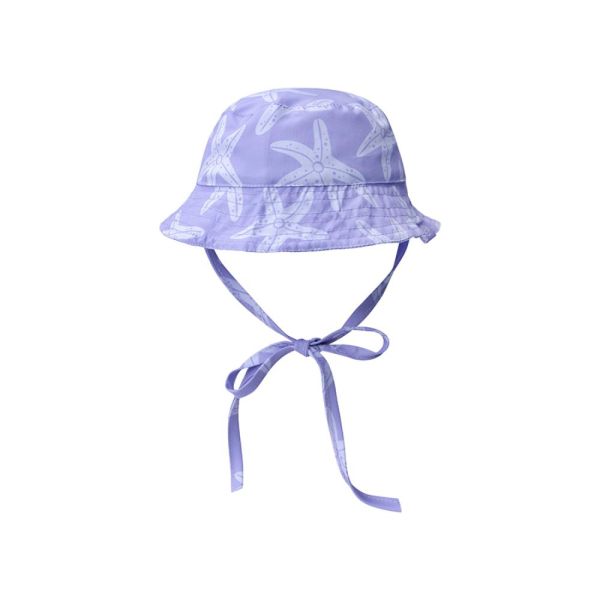 Chapeau anti UV étoile de mer lila - 0-1 an