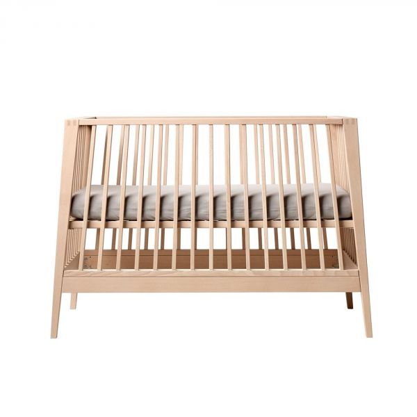 Chambre bébé duo Linea lit évolutif + commode Chêne