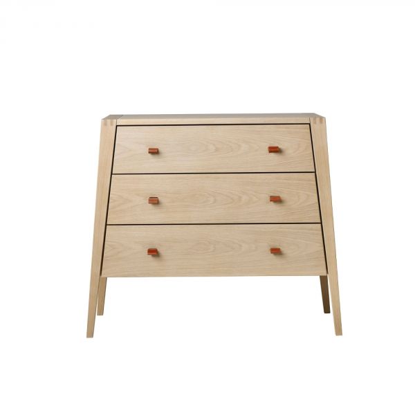 Chambre bébé duo Linea lit évolutif + commode Chêne