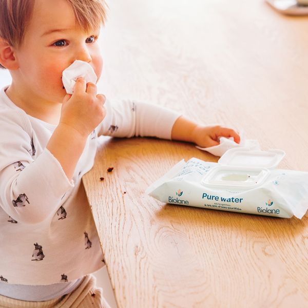 Lingettes bébé Pure Water x48