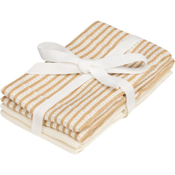 Lots de 4 lingettes de Toilette en Mousseline - Oatfield