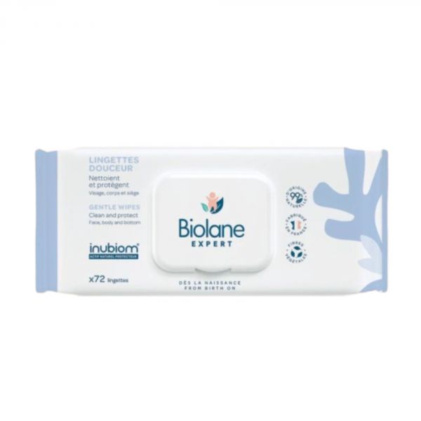 Lingettes bébé douceur Expert x72