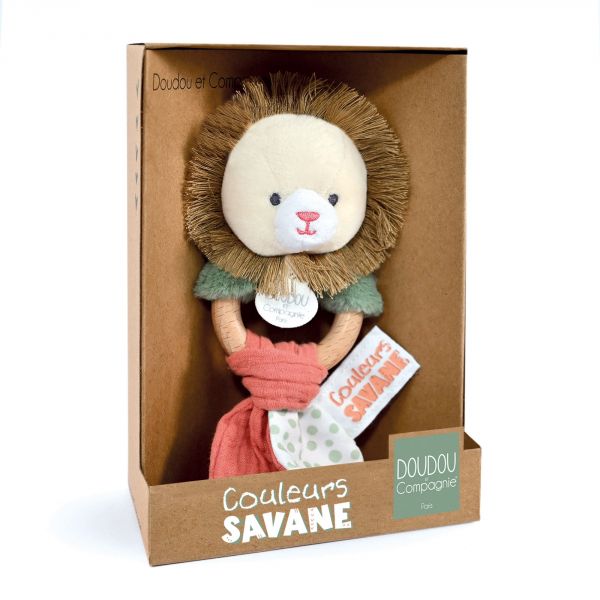 Hochet Couleurs Savane Lion