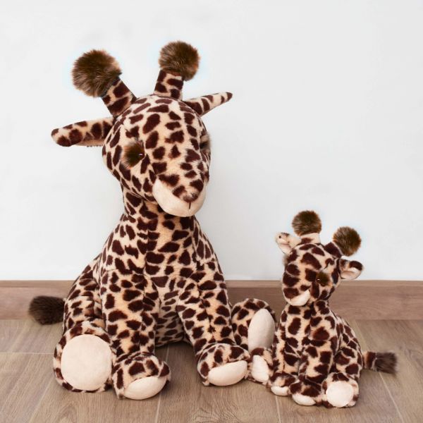 Peluche géante Lisi la girafe Marron 50 cm