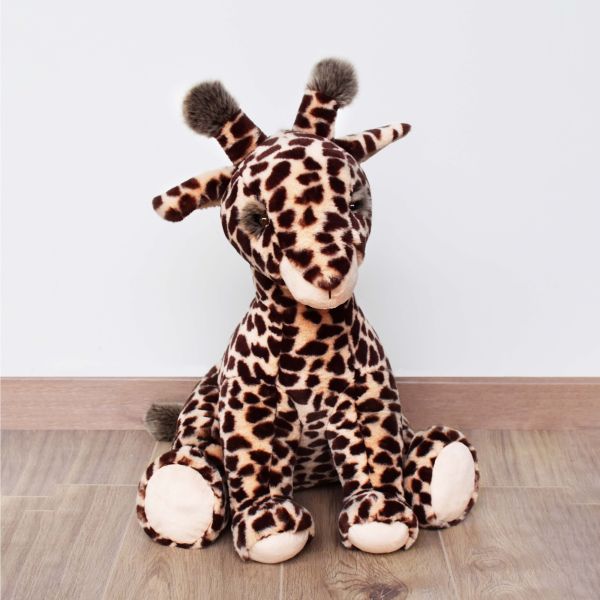 Peluche géante Lisi la girafe Marron 50 cm