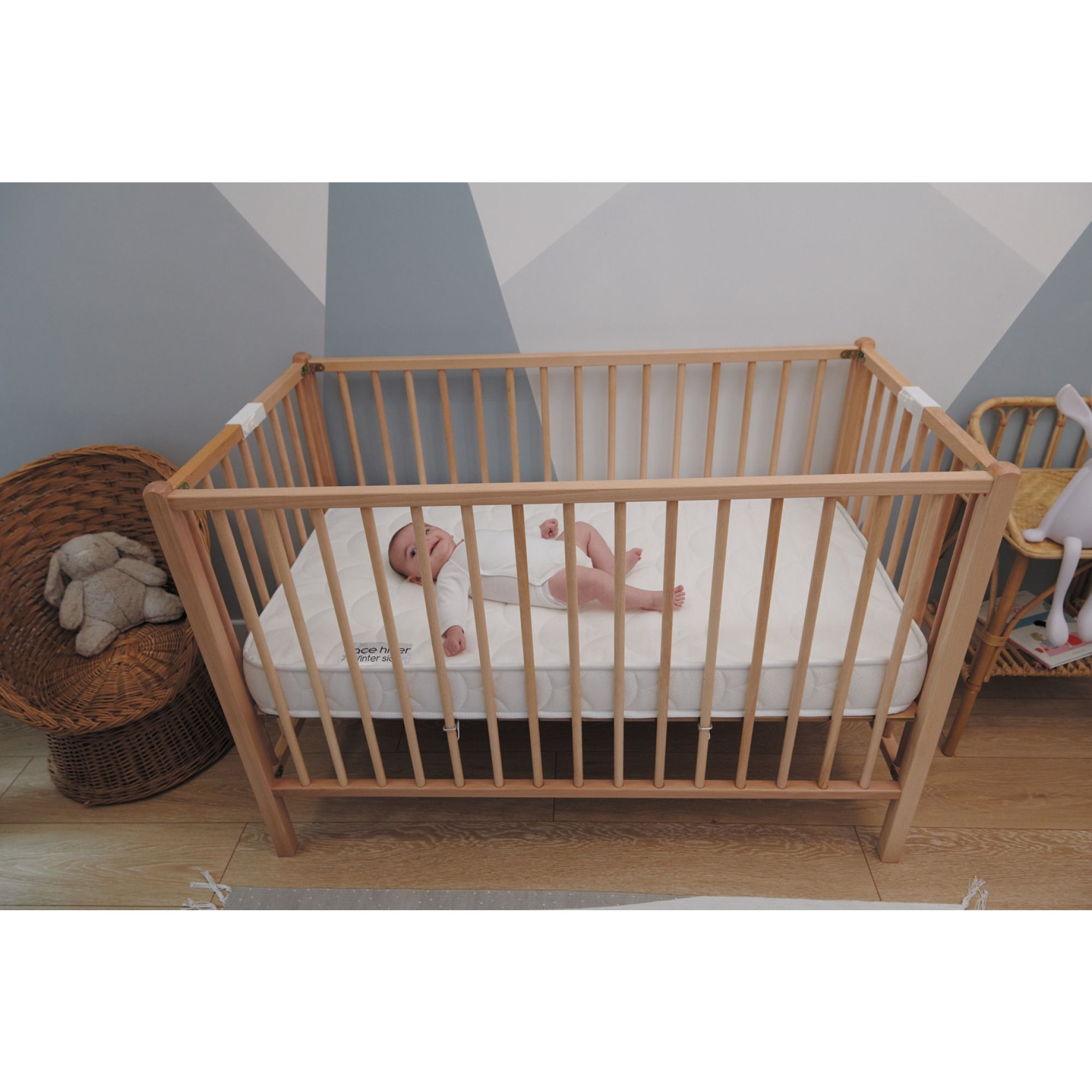 Webaby - Lit bébé Pliant 60x120 : : Bébé et Puériculture