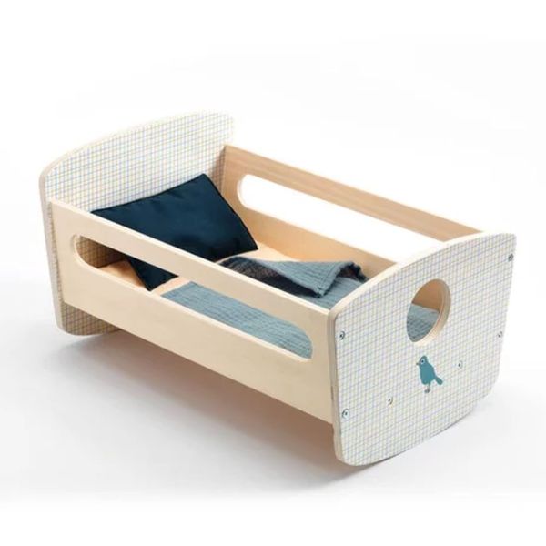 Lit à bascule Blue Night pour poupée Poméa