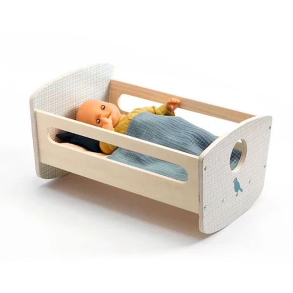 Lit à bascule Blue Night pour poupée Poméa