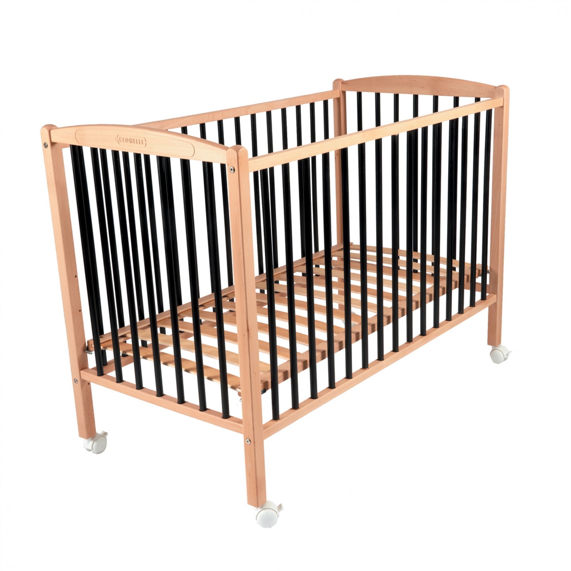 Combelle Lit En Bois 60x1 Cm Arthur Hybride Noir Made In Bebe