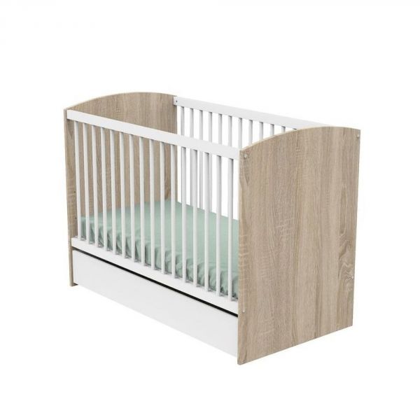 Lit bébé 60x120 cm  Access bois blanc