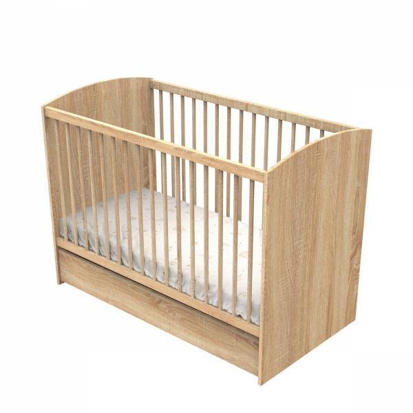 Chambre bébé duo lit 60x120cm + commode Azur