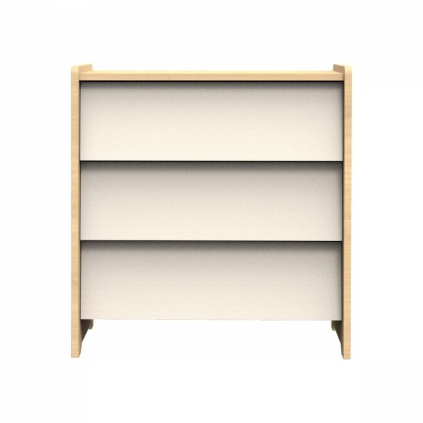 Chambre bébé trio lit 60x120cm + commode + armoire Vanille
