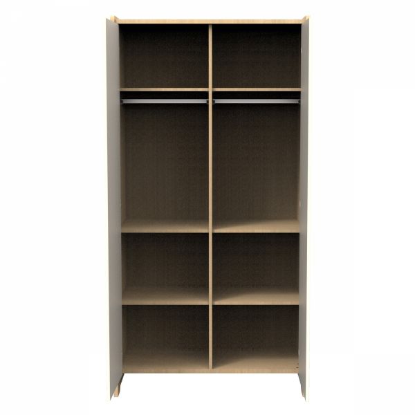 Chambre bébé trio lit 60x120cm + commode + armoire Vanille