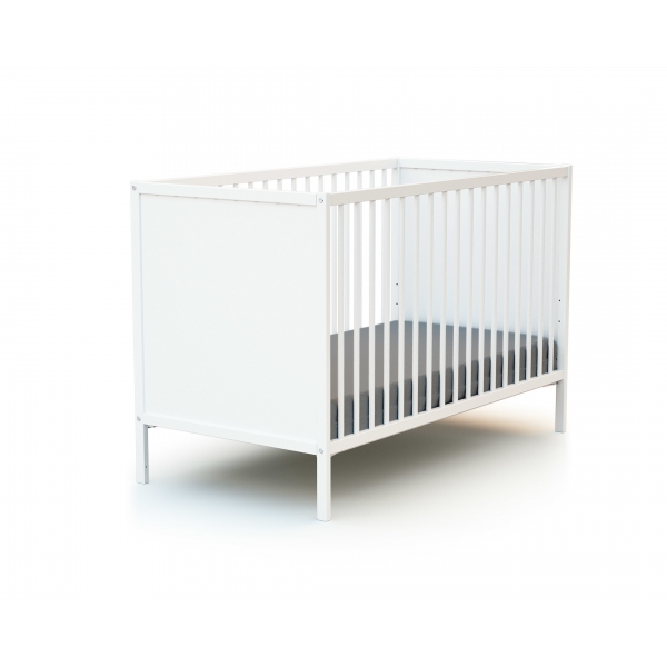 Chambre duo Webaby lit 60 x 120 cm + commode à langer blanc