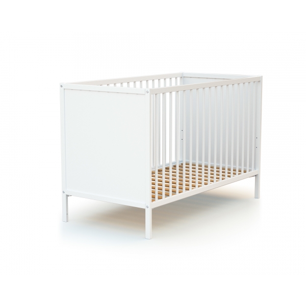 Chambre duo Webaby lit 60 x 120 cm + commode à langer blanc