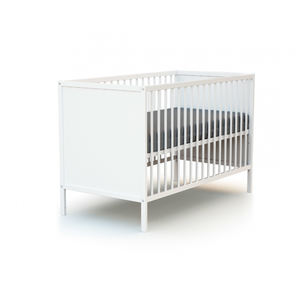 Chambre duo Webaby lit 60 x 120 cm + commode à langer blanc