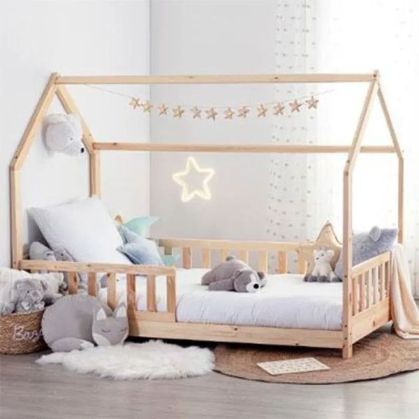 Lit cabane Bosco 90 x 190 cm Pin