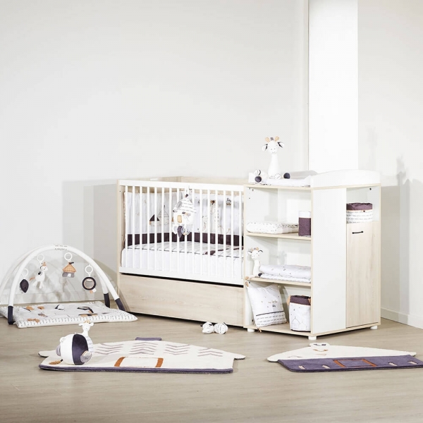 Sauthon Meubles Lit Evolutif Bebe Combine 60x1 Cm En 90x190 Cm Vintage Hetre Cendre Made In Bebe Sauthon Meubles Lit Evolutif Bebe Combine 60x1 Cm En 90x190 Cm Vintage Hetre Cendre Made In Bebe