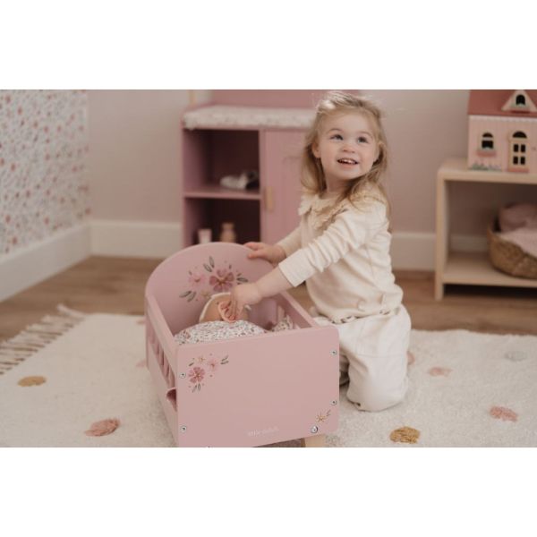 Lit en bois pour poupée FSC