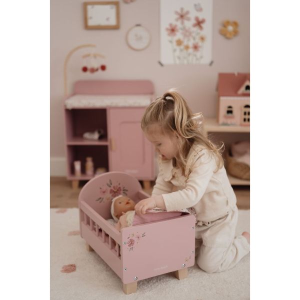 Lit en bois pour poupée FSC