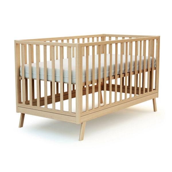 Lit évolutif Gamme KASA - CONFORT  Hêtre Verni 70x140cm