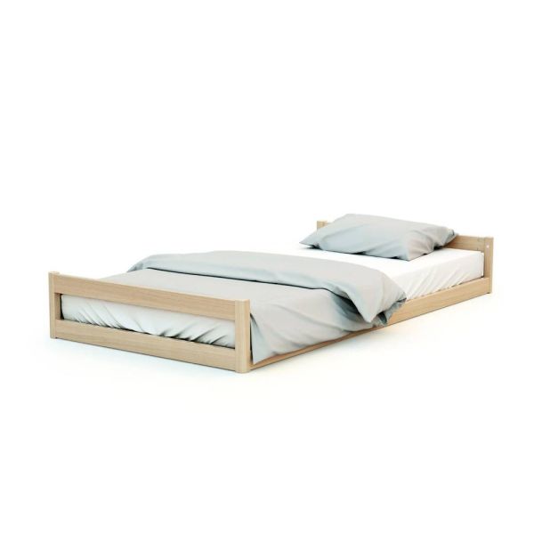 Lit évolutif Gamme KASA - CONFORT  Hêtre Verni 70x140cm