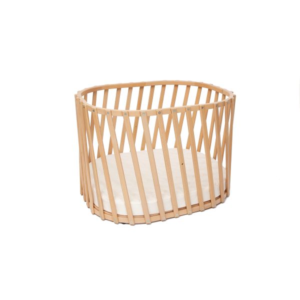 Lit bébé évolutif en bois Lugo 90 x 70 cm avec matelas