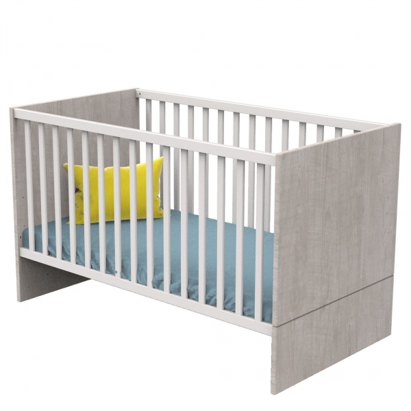 Lit évolutif bébé Little Big Bed 70x140 cm Nova Gris loft