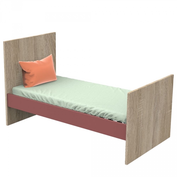 Lit évolutif bébé Little Big Bed 70x140 cm Nova Rose canyon