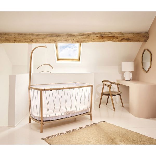 Lit bébé évolutif Kimi Hazelnut