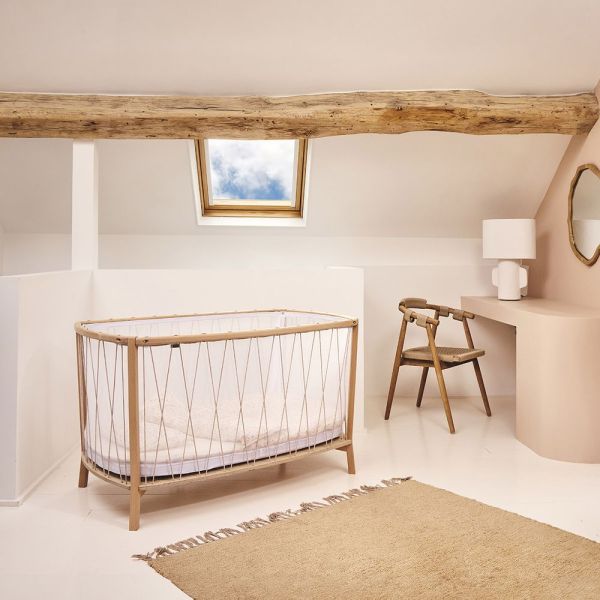 Lit bébé évolutif Kimi Hazelnut