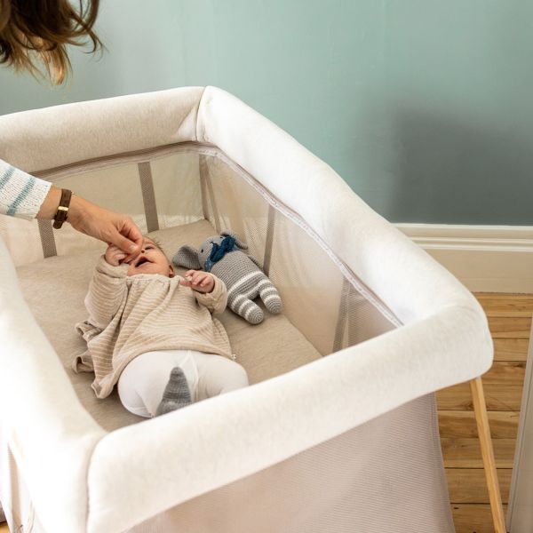 Lit parapluie évolutif 3 en 1 Eazy Sleep Argile / Gazelle