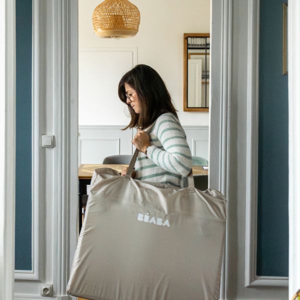 Lit parapluie évolutif 3 en 1 Eazy Sleep Argile / Gazelle