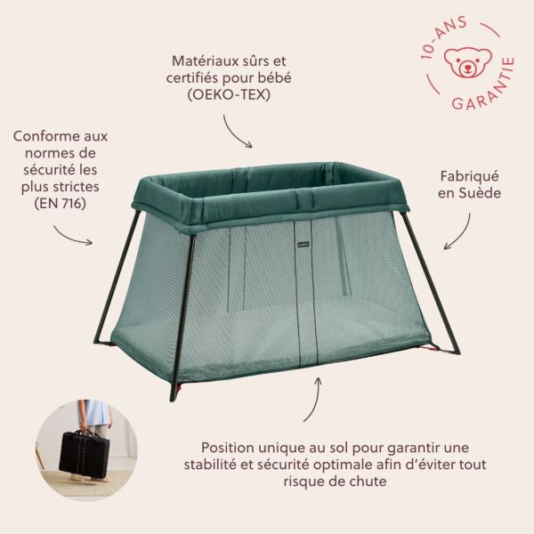 Lit parapluie Light Vert foncé