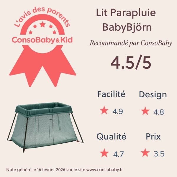 Lit parapluie Light Vert foncé
