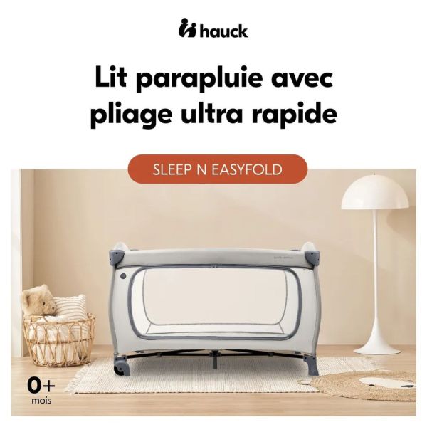 Lit parapluie Sleep Easyfold Dark Grey