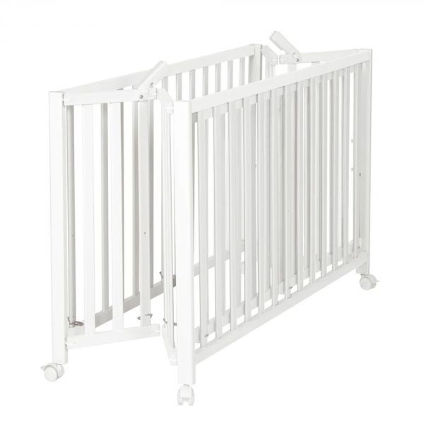 Lit pliant enfant Fold Up 60x120 cm bois blanc